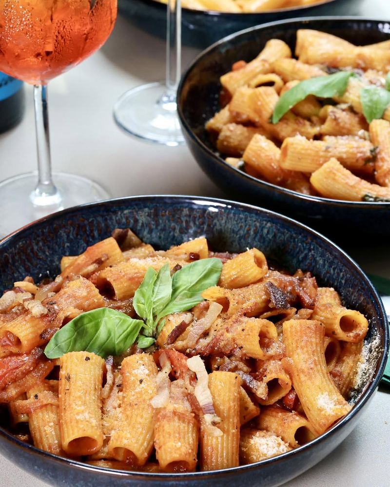 Rigatoni sauce tomate et basilic